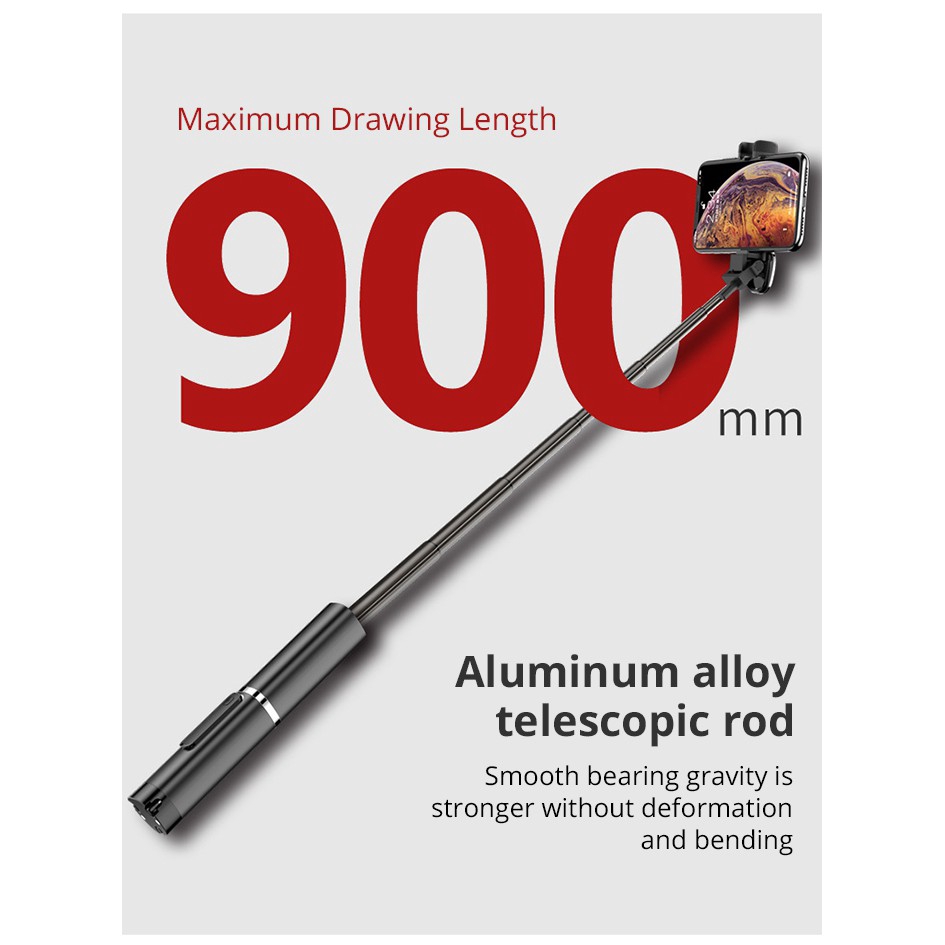 Gậy chụp ảnh selfie Bluetooth không dây mini 3 trong 1 | BigBuy360 - bigbuy360.vn