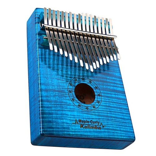 Đàn Kalimba Gecko 17 Phím Gỗ Phong Vân Hổ MC-BL (Xanh) Kèm Kèn Kazoo DreamMaker - Có sẵn