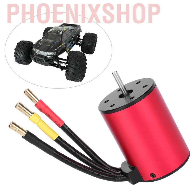 RC 1 Động Cơ Không Chổi Than Hh3650 3100-4300kv 4 Cực Cho Mô Hình Xe Điều Khiển Từ Xa 1 / 10