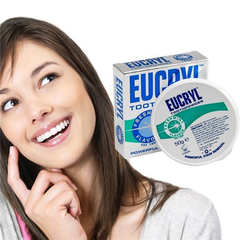 Combo 2 hộp bột làm trắng răng Eucryl - Nhập khẩu Anh - CC7282 - BX2018