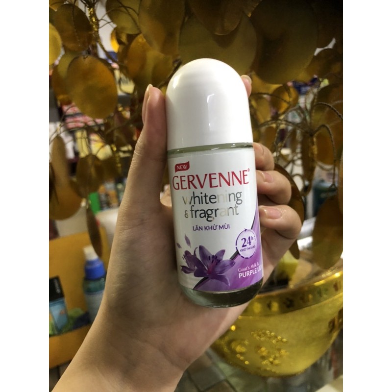 Gervenne Lăn khử mùi Trắng da Hương nước hoa Green Lily 50ml/chai