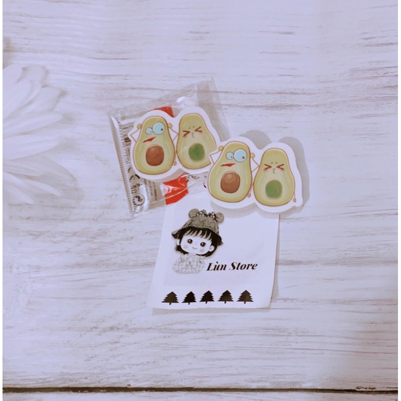 Gôm/ tẩy hình trái bơ