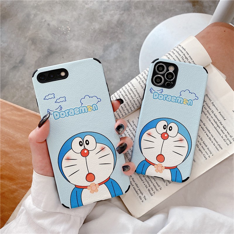 Ốp điện thoại silicon hình Doraemon cho iPhone 12 Pro Max 12 Mini 11 Pro Max Xs Max Xr 6 6S 7 8 Plus Redmi 8 NOTE 8 Pro NOTE 7 NOTE 9