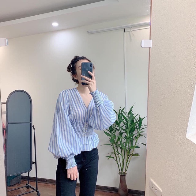 🍀🍀ÁO SỌC PEPLUM