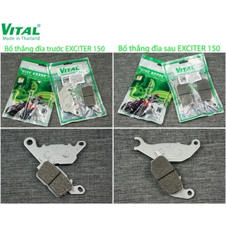 Bố thắng đĩa trước sau Exciter 150 / Exciter 155có abs / Ex150/ Ex155 có abs hiệu VITAL - bố thắng đĩa VITAL