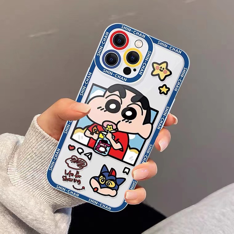 Ốp Điện Thoại Silicon Mềm Chống Sốc Họa Tiết Hoạt Hình Dễ Thương Cho Iphone 11 12 13 Pro Max Xr X Xs Max SE 2020 7 8 6 6S Plus