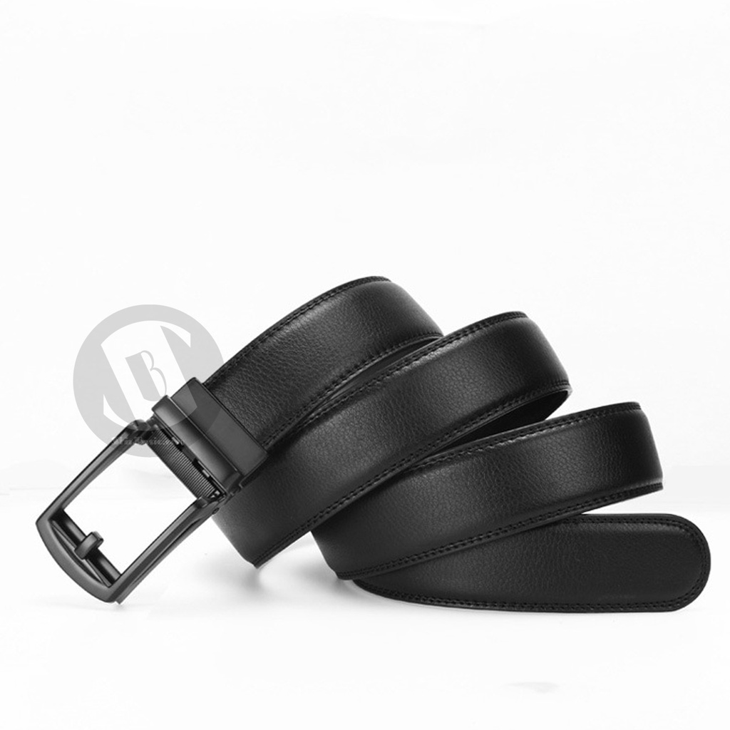 Dây Thắt Lưng, Nịt Nam Da Bò Cao Cấp - ShinBasic, Bảng Khoá Tự Động, Thời Trang Công Sở,  BELTS21BAS09