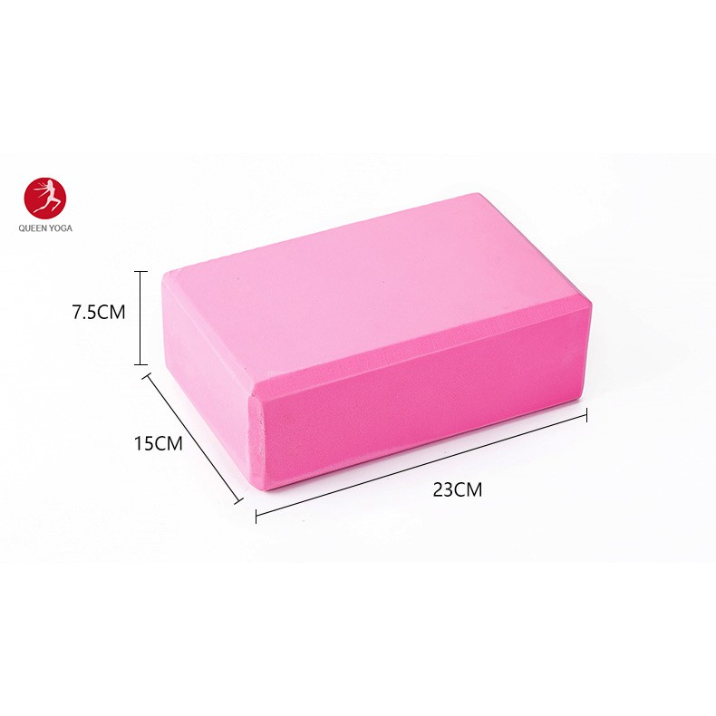 [Mã FASHIONT4MA2 giảm 10K đơn 50K] Gạch Tập Yoga Cao Cấp QUEEN YOGA 200g GTY01 (Yoga block)