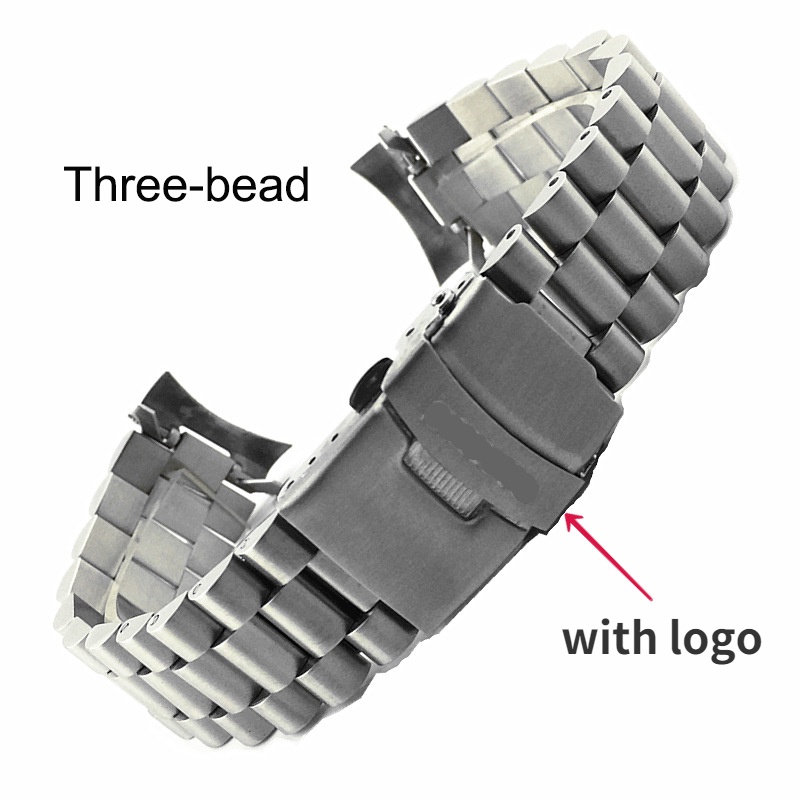 SEIKO Dây Đeo Đồng Hồ Dạng Cong Bằng Thép Không Gỉ 316L Srx009 Series 18 19 20 21 22 23 24mm