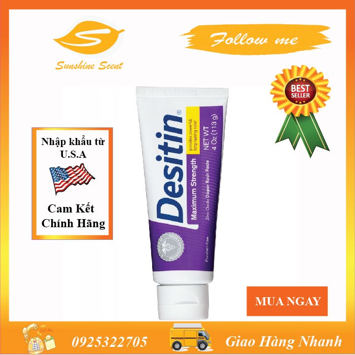 KEM CHỐNG HĂM DESITIN MAXIMUM STRENGTH ORIGINAL (113G)