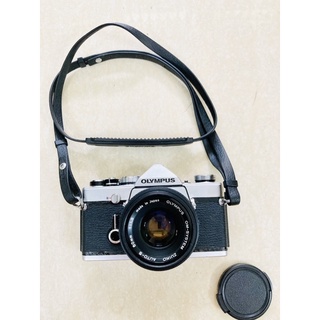 Máy ảnh chụp film Olympus OM1 + Lens Olympus zuiko 50mm f1.8 ngàm OM