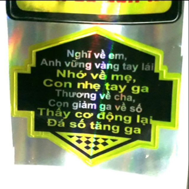 Tem phượt Nghĩ về mẹ - 7 màu bóng hay cho phượt thủ dán xe máy, ô tô, dán balo, bàn học, đồ vật