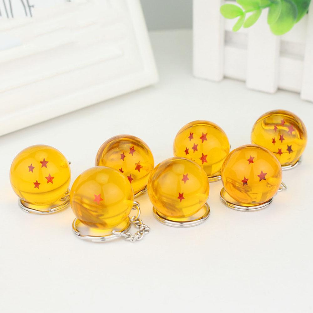 LANFY Móc Khóa Hình Nhân Vật Goku Trong Dragon Ball Kích Thước 2.7CM # 1-7