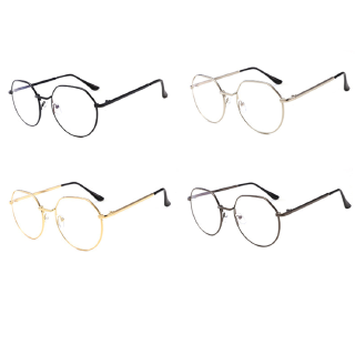 Mắt Kính Gọng Kim Loại Thiết Kế Đơn Giản Cho Nữ