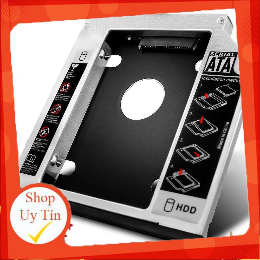 CaddyBay HDD 2.5” Sata3 9,5mm/12,7mm (Chuyển ổ CD Laptop ra HDD)