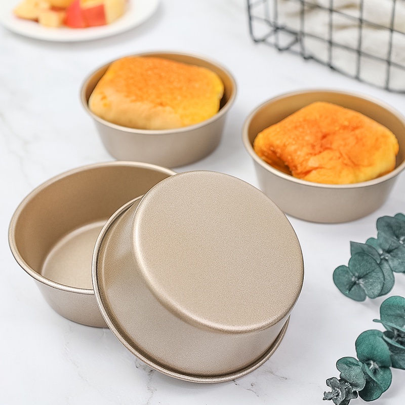 Khuôn Tròn Bằng Thép Carbon Không Dính Làm Bánh Hamburger Cho Gia Đình DIY