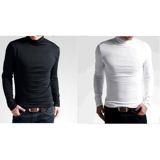 ÁO THUN NAM TAY DÀI CỔ LỌ