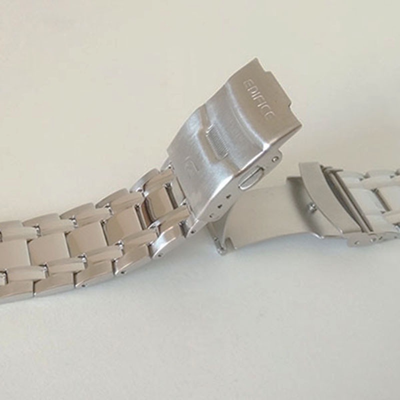 Dây đeo đồng hồ YIFILM 16mm bằng thép không gỉ cho Casio EFR-539 EFR539