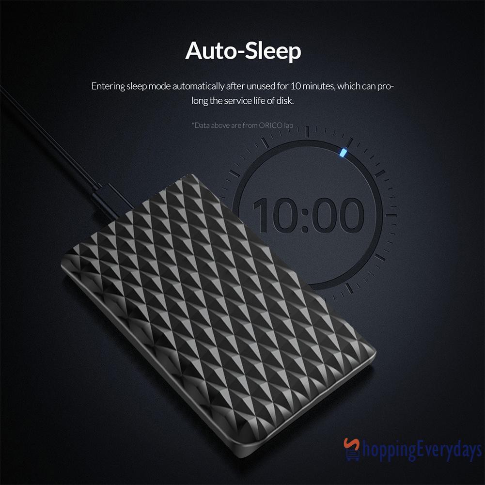 SV Hộp Đựng Ổ Cứng Ngoài Orico 2520c3 Type-C Hdd Ssd 4tb 2.5 Inch Sata