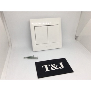 Công tắc đôi 2 chiều HB272-2 ( không kèm đế)