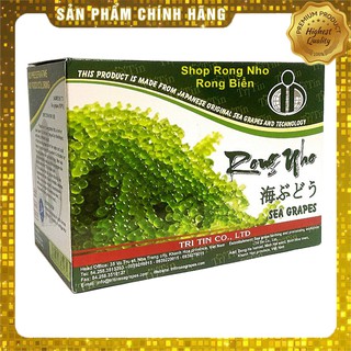 [HÀNG MỚI VỀ] Rong Nho tách nước Trí Tín hộp 200g - Ăn giảm cân KETO - Sea Grapes