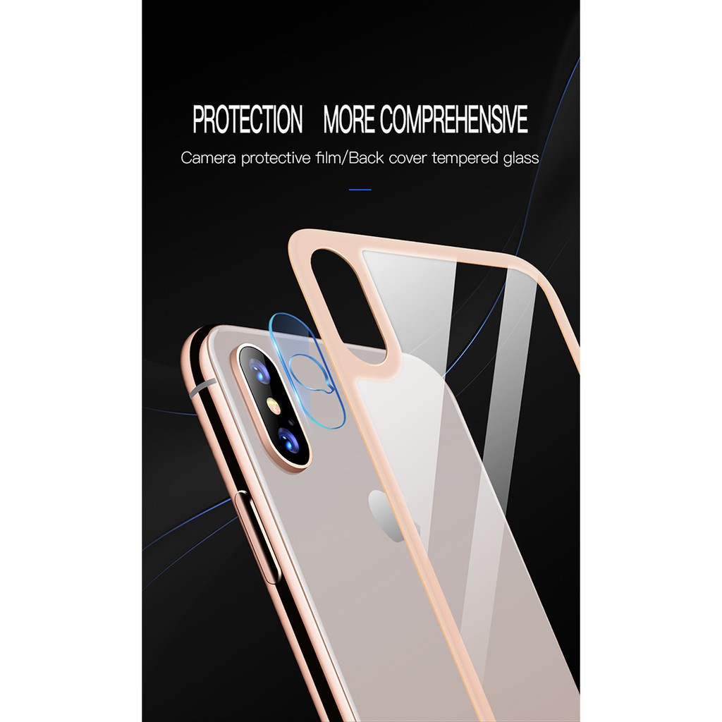 Kính cường lực cao cấp Chính hãng TOTU dán mặt lưng IPhone 8,8Plus,X,XSM