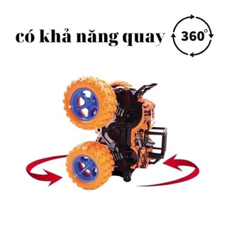 xe ô tô chạy đà nhào lộn