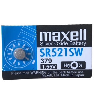 Pin nhật maxell sr521sw / sr521 / 521 / 379 / ag0 / l521f chính hãng 1 viên