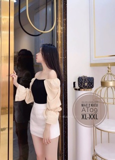 Áo Body Tay Voan Phối Bigsize