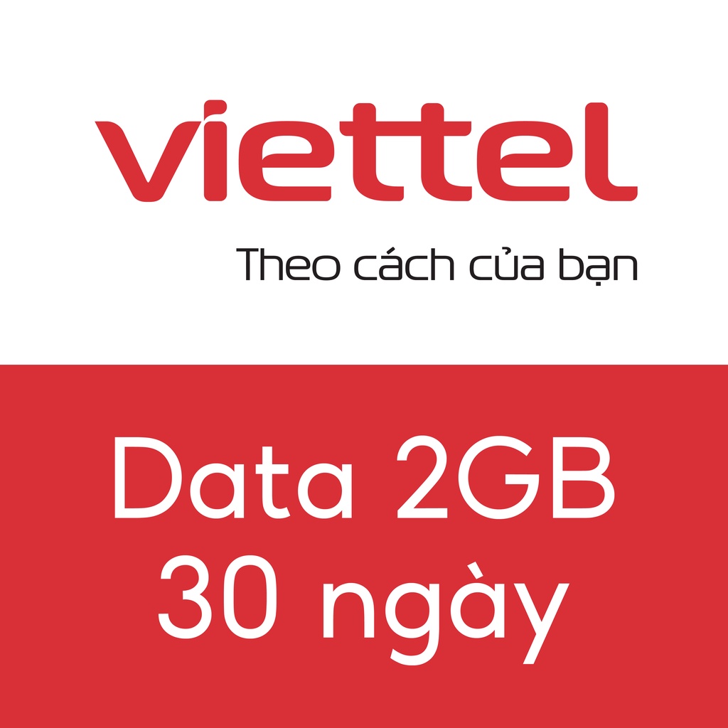 Mua gói Data Viettel 2GB, 30 ngày