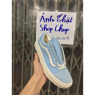 Giày van xanh da trời nhạt