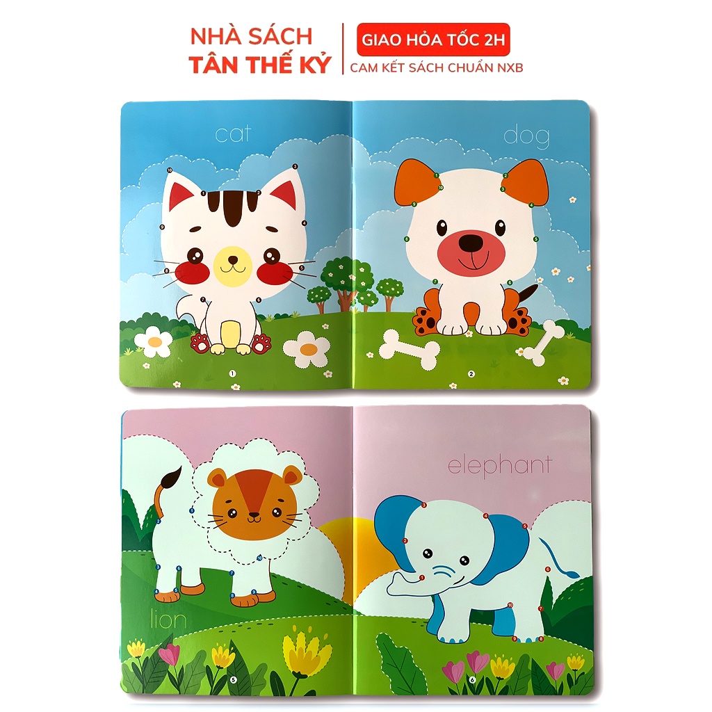 Bộ sách Trò chơi phát triển trí tuệ - Viết xóa được Wipe Clean (dành cho trẻ từ 2-6 tuổi) (4 cuốn + tặng 2 bút)