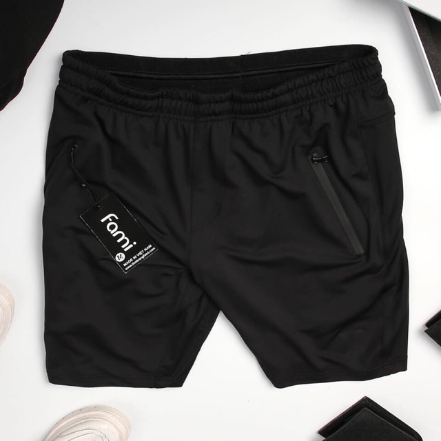 Quần short đùi vải thun lạnh co giãn Fami, có bigsize 140kg