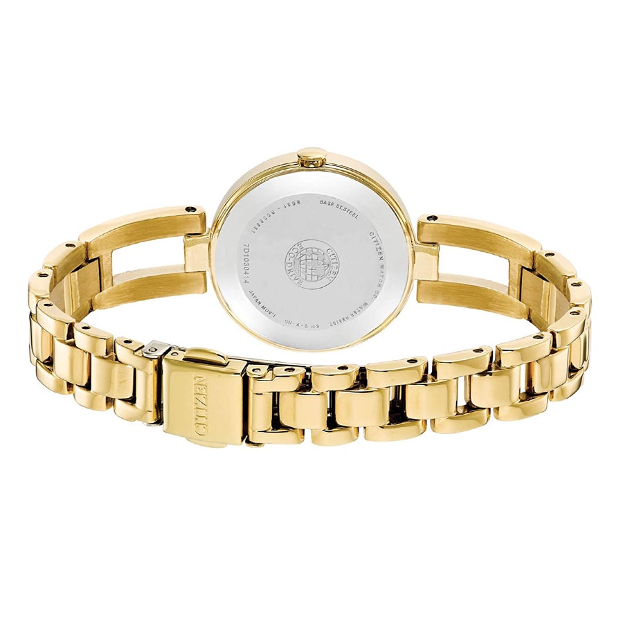 Đồng Hồ Nữ Citizen Dây Thép Không Gỉ EM0632-81P - Mặt Vàng