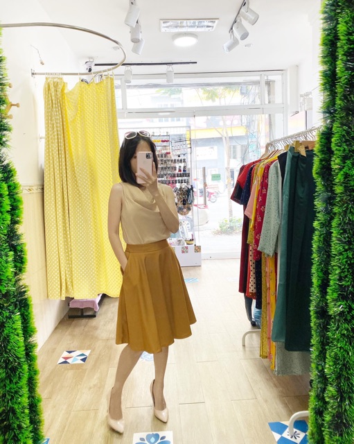 CHÂN VÁY XOÈ DÀI CÓ TÚI ( ảnh thật chụp canh - có video) | BigBuy360 - bigbuy360.vn