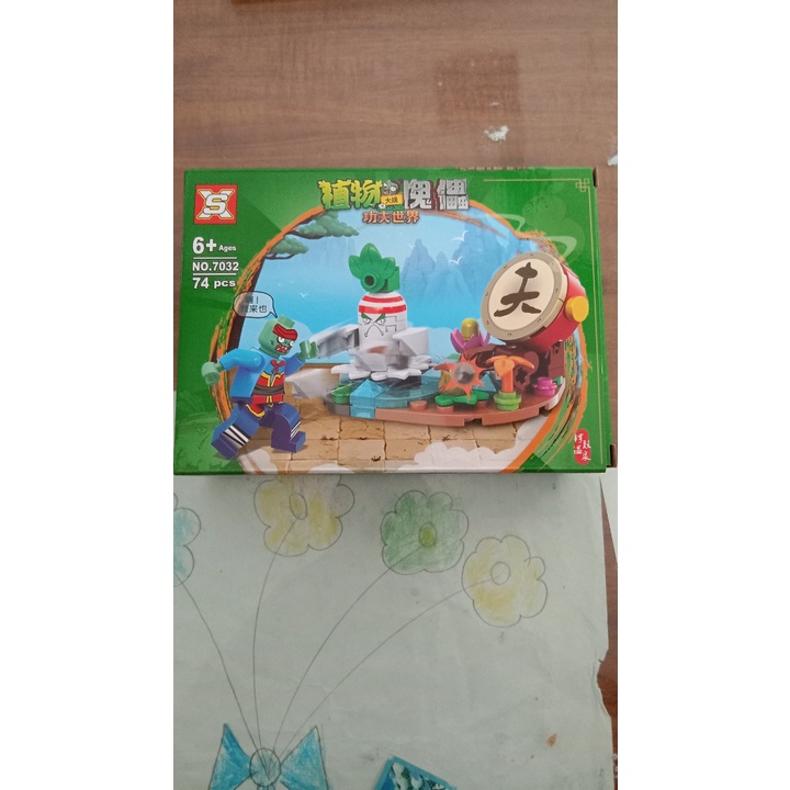 Đồ chơi xếp hình zombie cho bé