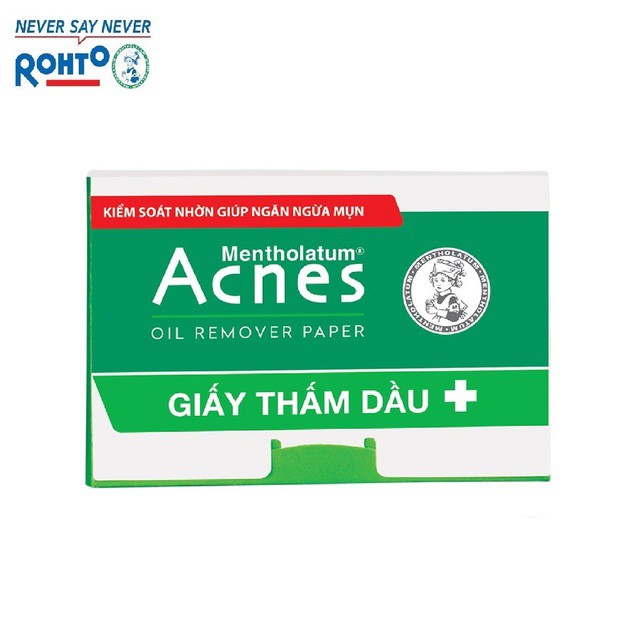 [Mã COSGLORIAT4 -8% đơn 250K] Giấy thấm dầu Acnes Oil Remover Paper (100 tờ)