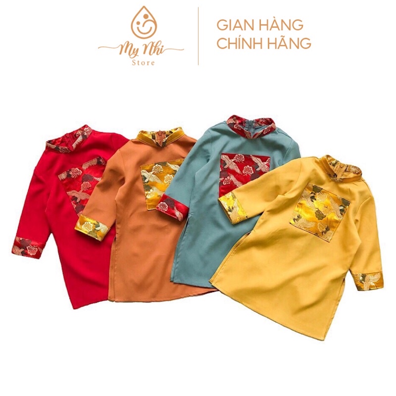 Áo dài Hoàng hạc cho bé trai ( KO KÈM QUẦN )