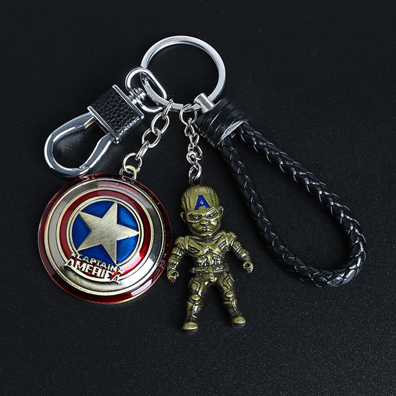 Móc Khóa Kim Loại Hình Siêu Anh Hùng Marvel