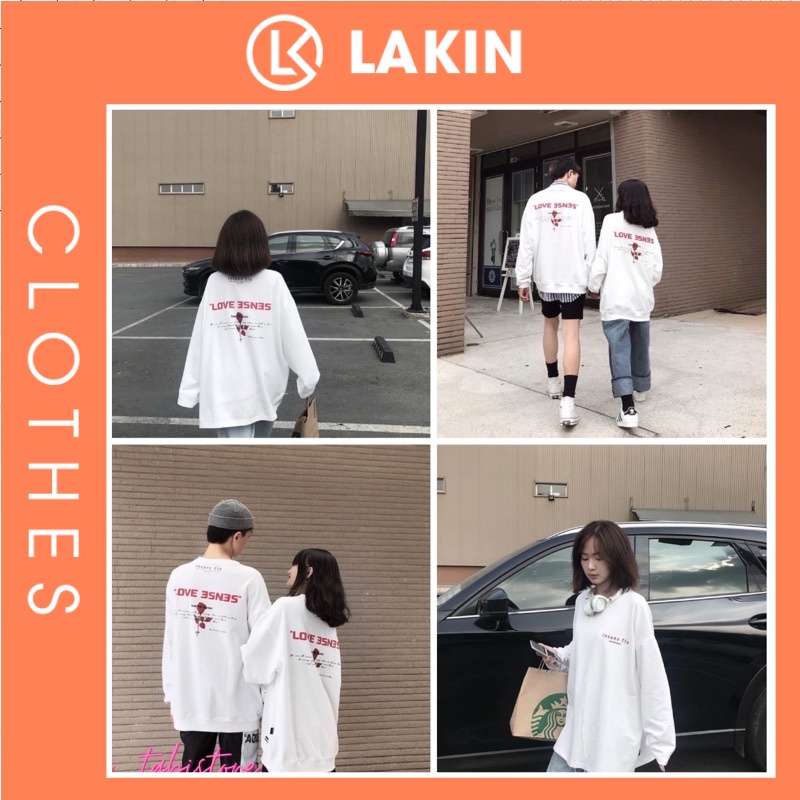 Áo dài tay dáng rộng - LOVE ESNES insane.clo - Lakin Clothes
