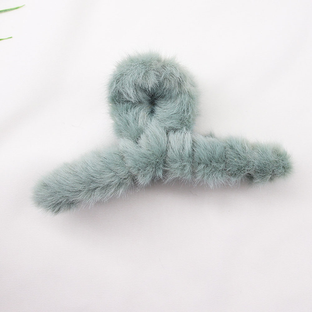 Kẹp Tóc Giả Lông Thỏ Thời Trang Thu Đông Đáng Yêu Cho Nữ