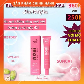 Kem chống nắng dưỡng da chiết xuất từ trái nhàu adeva noni- thành phần thiên nhiên