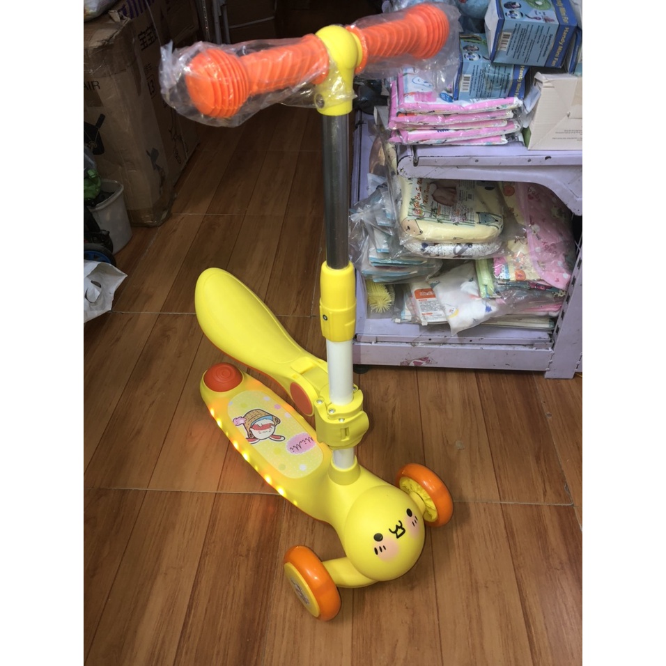 Xe Trượt Scooter Cute Có Ghế 3 in 1 Mẫu 801/802 Mới Nhất 2021