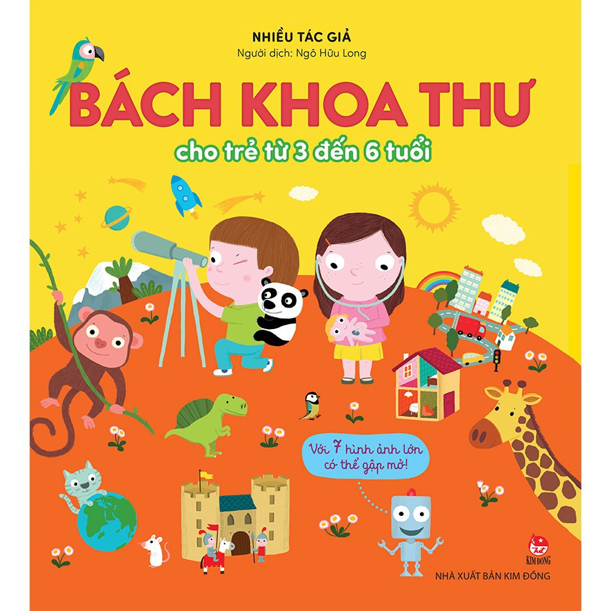 Sách - Bách khoa thư cho trẻ từ 3 đến 6 tuổi - NXB Kim Đồng