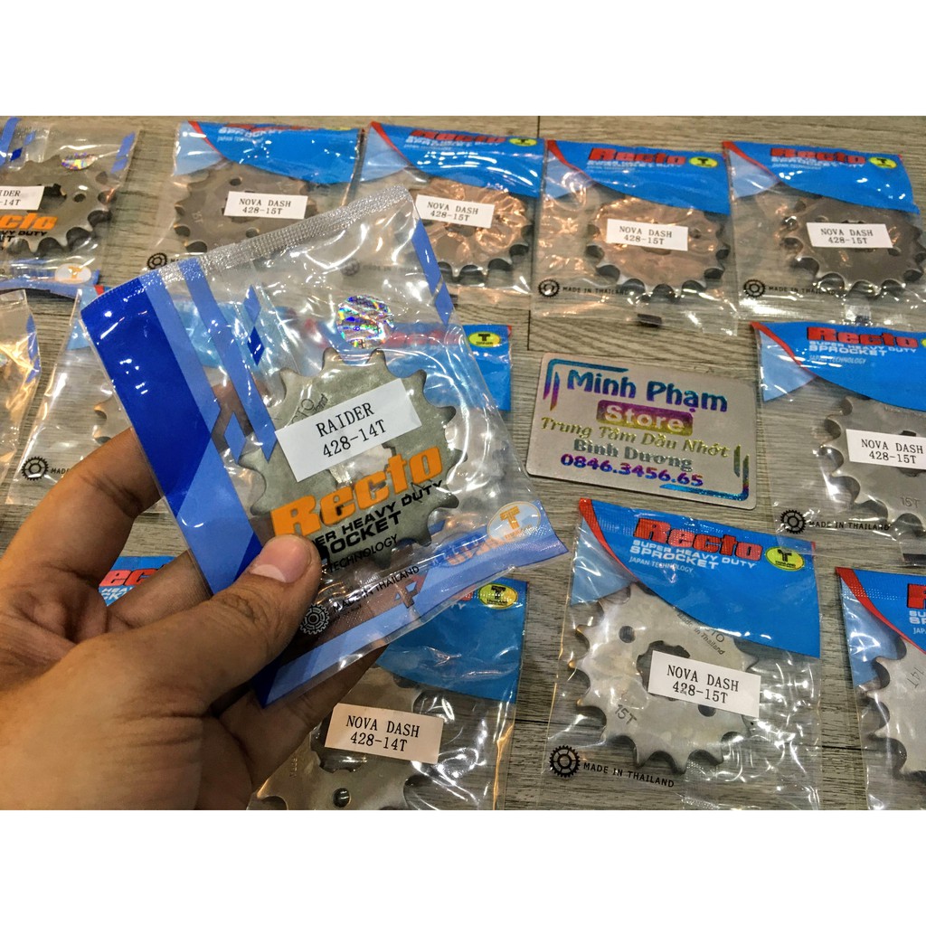 Nhông Recto dành cho Exciter 150, Winner 150, Winner X, Raider Fi, Satria Fi chính hãng