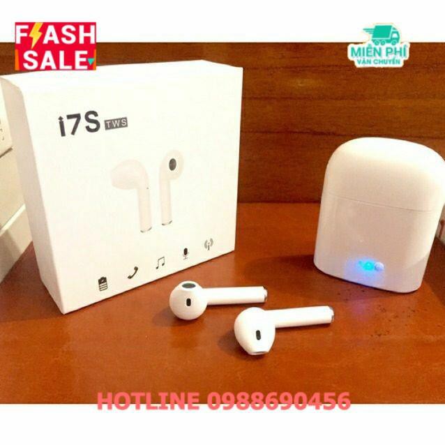 Miễn Phí Vận Chuyển) Tai nghe bluetooth I7S TWS âm thanh cực hay