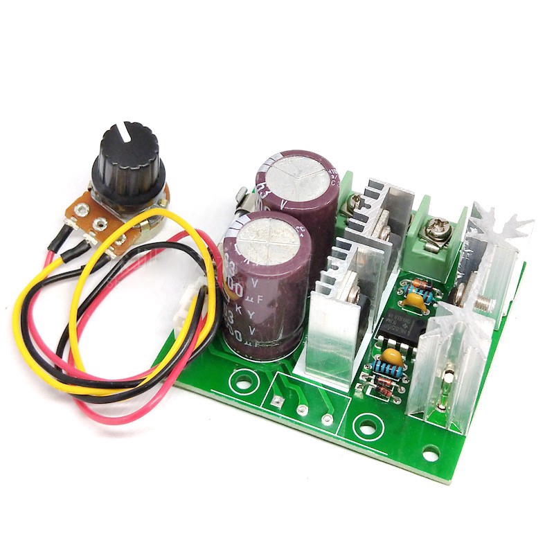 Bộ điều khiển tốc độ động cơ DC có thể điều chỉnh Mô-đun điều khiển động cơ PWM 12-40V 400W 10A với chiết áp CCMHC CCMHCW