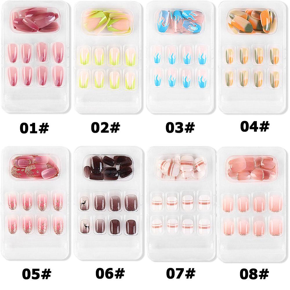 Bộ Móng Tay Giả Toàn Diện Kèm Keo Dán Trang Trí Nghệ Thuật
