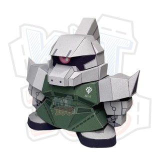 Mô hình giấy robot sd gundam ms-14a gelgoog