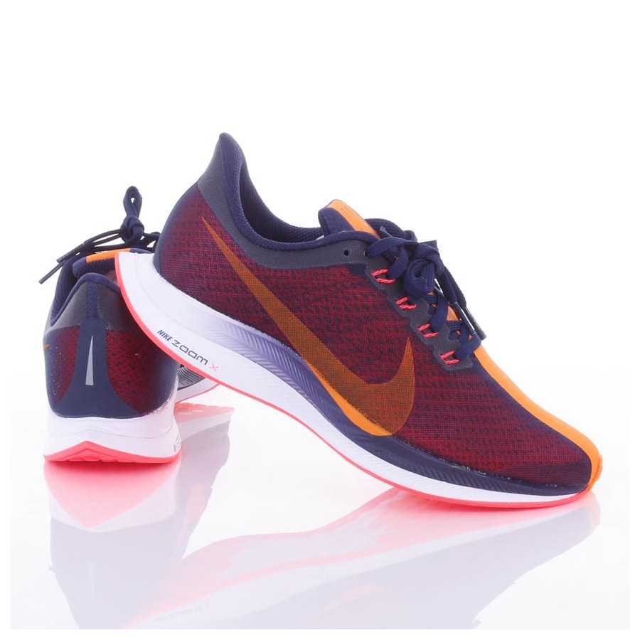 Giày Sneaker Zoom Pegasus 35 Turbo 2.0 Blackened Blue/Orange Peel